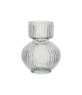 Set of High-Quality Transparent Glass Vases