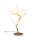 Arbre avec guirlande lumineuse, LED 48 ampoules, Blanc