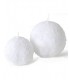 Snowball Candle 10cm - Christmas Decoration
