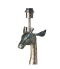 Pied de lampe en aluminium girafe