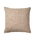 Housse de coussin beige corail 50x50 cm