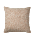 Housse de coussin beige corail 50x50 cm