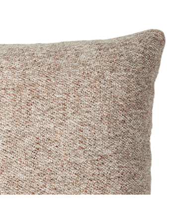 Housse de coussin beige corail 50x50 cm