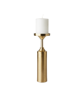 LUDE - 28 cm Gold Aluminum Candle Holder