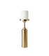LUDE - 28 cm Gold Aluminum Candle Holder