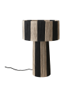 Metal and jute floor lamp H49 cm