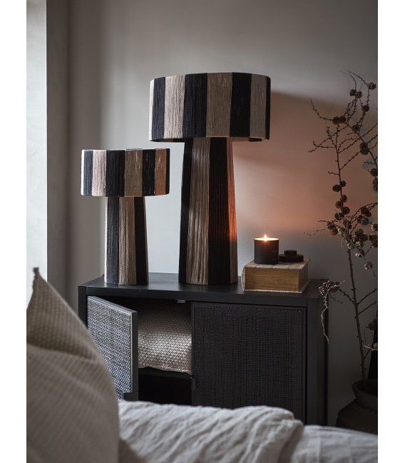 Lampe de table en jute