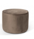 The Vintage Charm of the Taupe Velvet Pouf Ø 55x40cm: A Perfect Blend of Style and Comfort