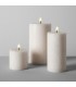 Set of 3 Cylinder Candles - Indoor Candle