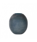 Blue rice grain vase