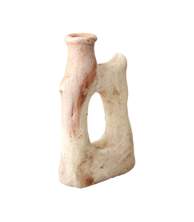 Vase en céramique beige