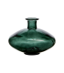 Vase en verre vert foncé H16 cm