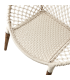 Chaise en macramé