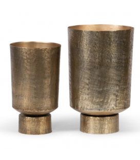 Vase rond entrecroisé