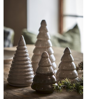Sapin de noel en grès blanc - Décoration de Noel