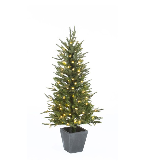 Sapin à led dans un pot