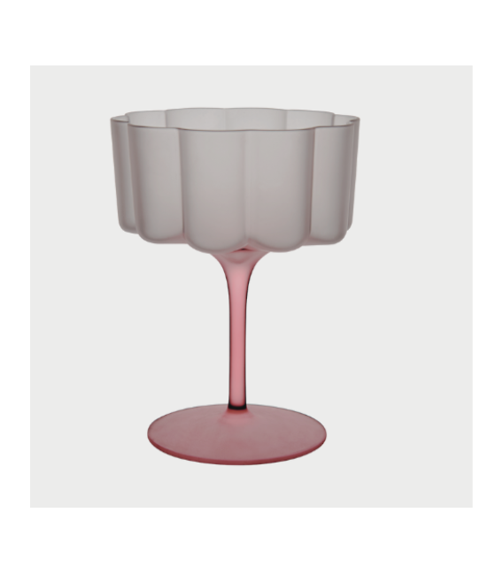 Verre à cocktail rose - Collection amoureux