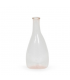 soliflore en verre rose