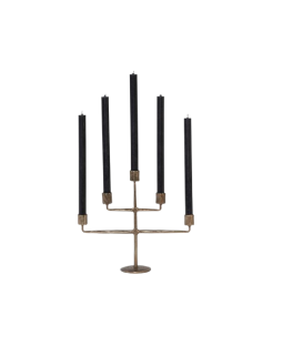 Chandelier en laiton 5 branches
