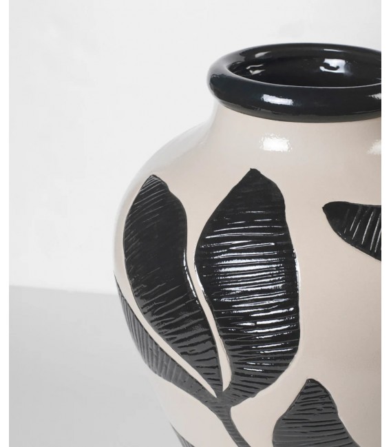 Vase en céramique peinte à la main