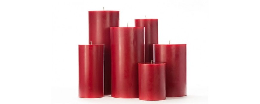  Large pillar candles
