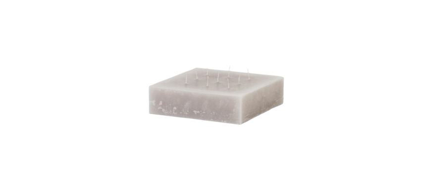 Bougies carrées – Forme géométrique et modernité